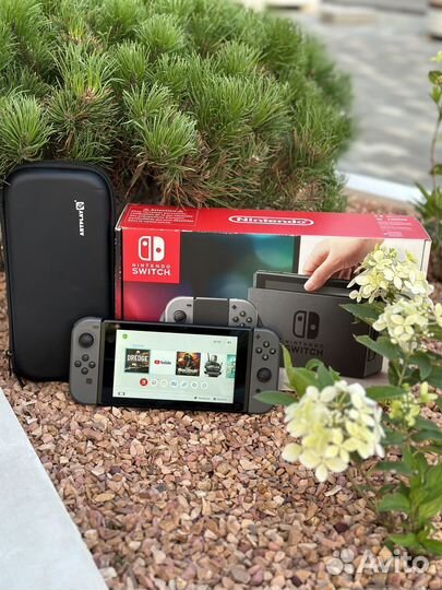 Чип Nintendo Switch 1rev+MicroSD+Игры
