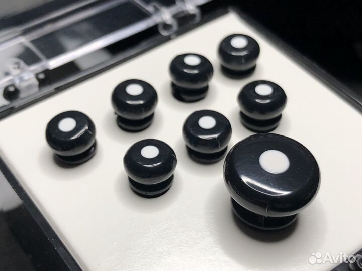 Пины Martin Bridge Pin Set Black White Dot