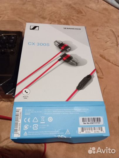 Проводные стереонаушники Sennheiser CX300S
