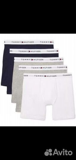 Трусы мужские боксеры 5 шт Tommy Hilfiger оригинал