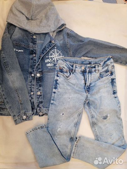 Комплект для мальчика, джинсы Zara