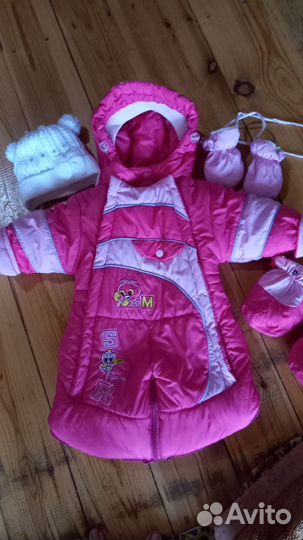Зимний комбинезон для девочки