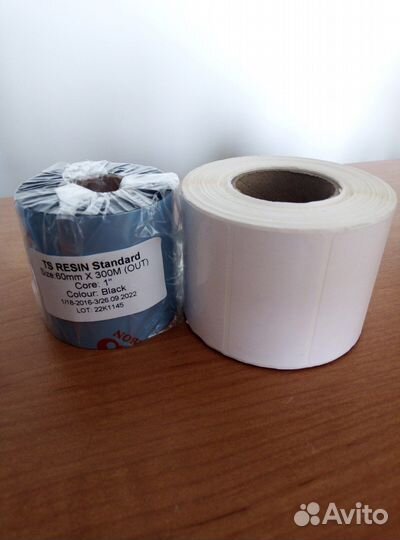 Красящая лента Воск Смола. Ribbon Wax Resin