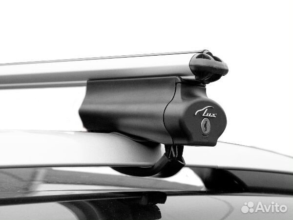 Багажник на крышу Бэлт, высокий рейлинг LUX аэр