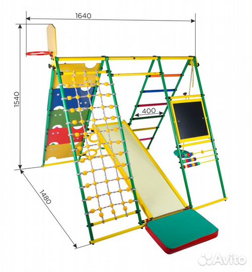 Спортивный комплекс для дома и улицы Вершинка