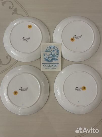 Тарелки фарфор Coalport, Кошки, Англия