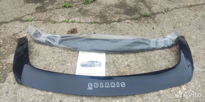 Дефлектор, отбойник Hyndai solaris