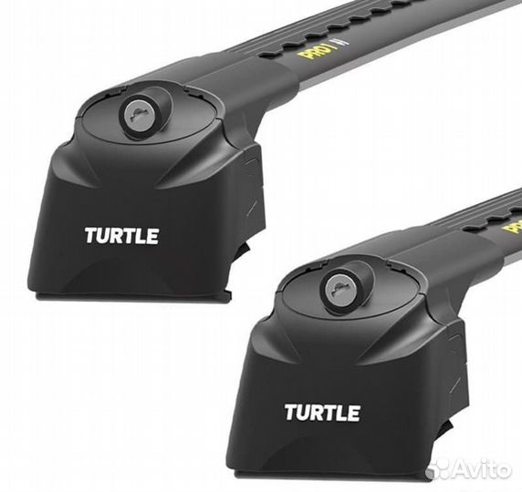 Багажник на рейлинги turtle AIR-2 Black 122