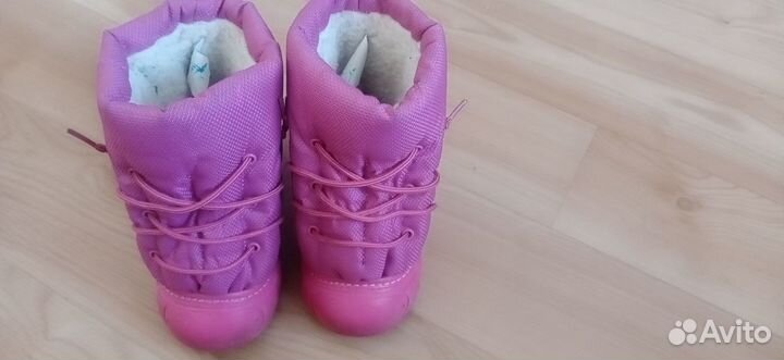 Ботинки для девочки зимние, размер 22-23