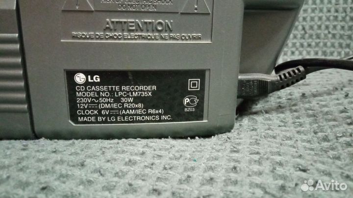 Магнитофон LG
