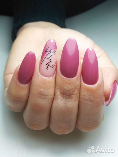 Наращивание ногтей, коррекция, покрытие гель лаком