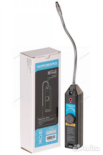 Течеискатель электронный nordberg NFG40