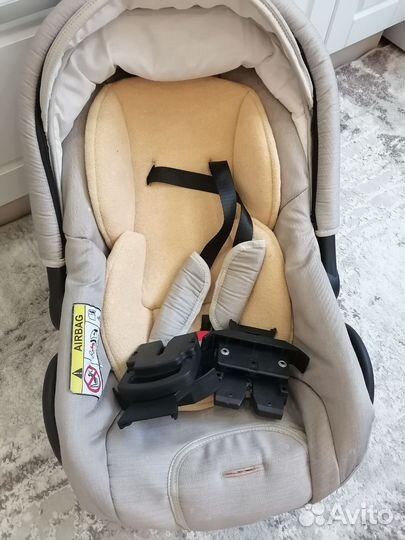 Детское автокресло с адапторами для коляски от 0