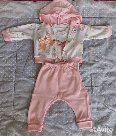Костюм для девочки от 0-3 месяцев
