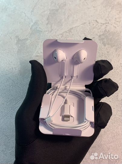 Проводные наушники lightning EarPods