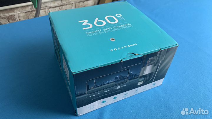 Ip PTZ Wi-Fi уличная 2 кампры в одной по 4мп