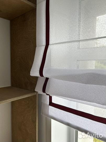 Римская штора, полупрозрачная