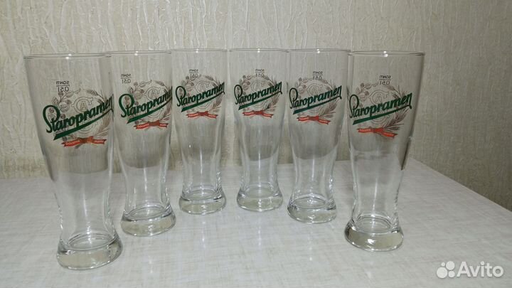 Новые бокалы для пива 0.5 в коробке