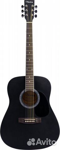 Акустическая гитара veston D-45 SP/BKS LH