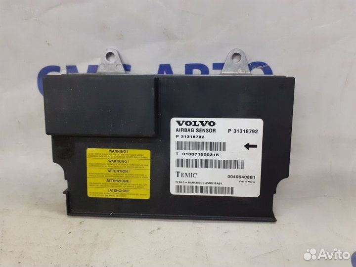 Блок управления AIR BAG Volvo Xc60 хс60 3.0T