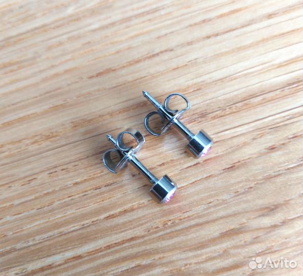 Серьги медицинская сталь (для прокола ушей)