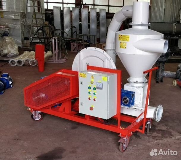 Вакуумный зернопогрузчик (пневмотранспорт)