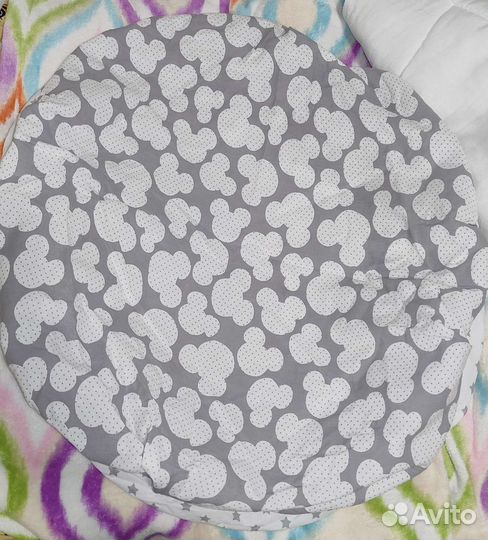 Простынь на детскую круглую кровать 2 шт