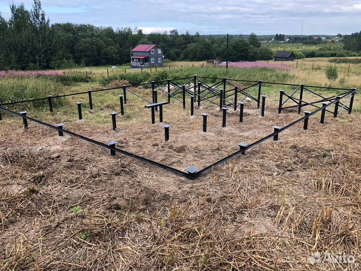 Свайный фундамент под ключ