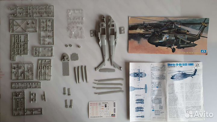 Модель вертолета UH-60A Black Hawk 1/72