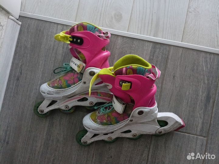 Роликовые коньки детские раздвижные