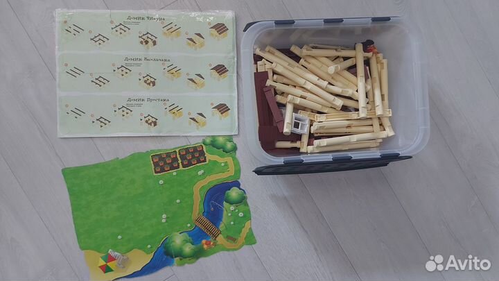 Строительный набор, стройка домиков