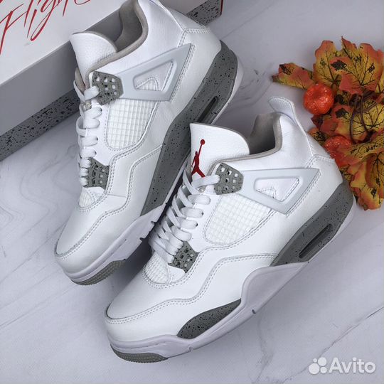 Кроссовки Jordan 4 Retro White Oreo (2021)