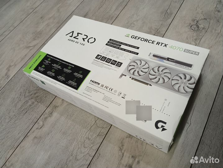 Видеокарта Gigabyte RTX 4070 Super Aero oс