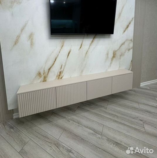 Тумба под тв рифленая