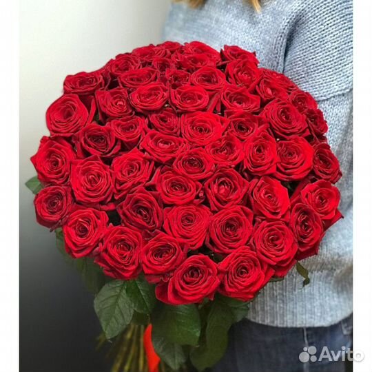 Букет 51 Роза Цветы Розы