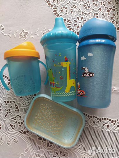 Поильник, термобутылка Авент, терка