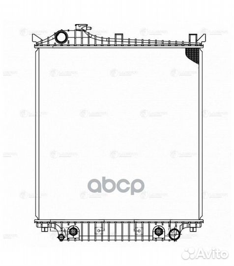 Радиатор ford explorer 06- охлаждения LRC1085 L