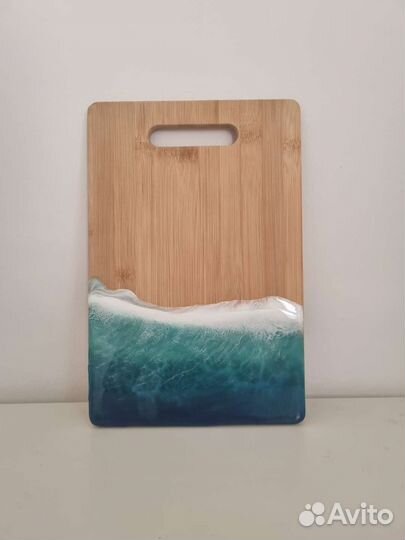 Доска разделочная с эпоксидной смолой