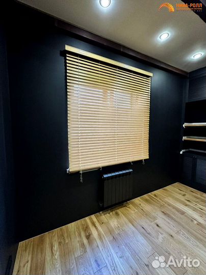 Деревянные жалюзи сосна бамбук