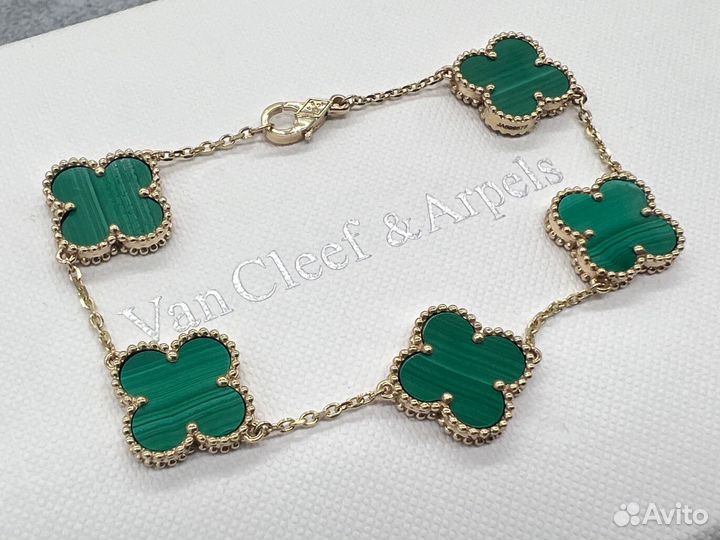 Золотой браслет Van cleef