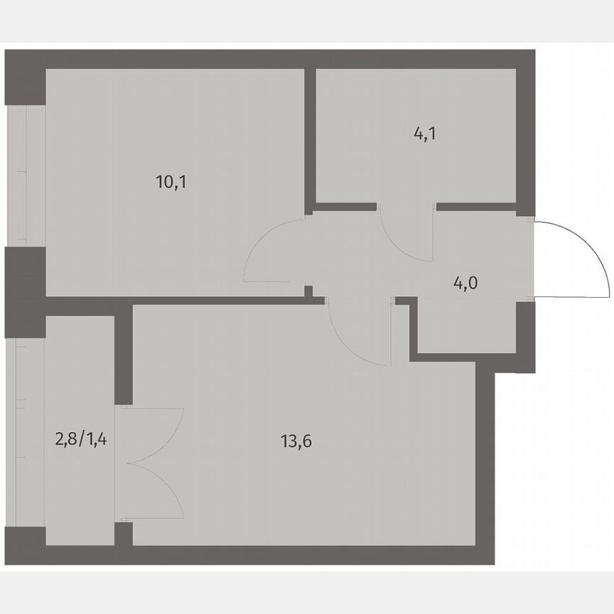 1-к. квартира, 33,2 м², 5/11 эт.