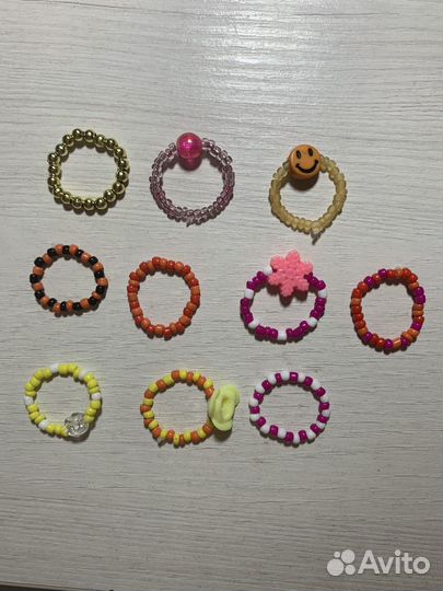 Кольца из бисера