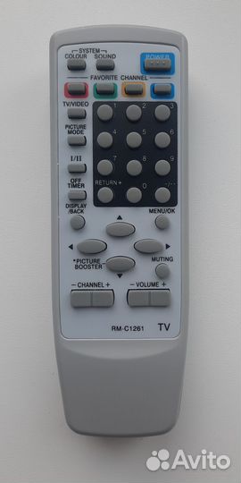 Пульт для телевизора JVC RM-C1261 (Новый)