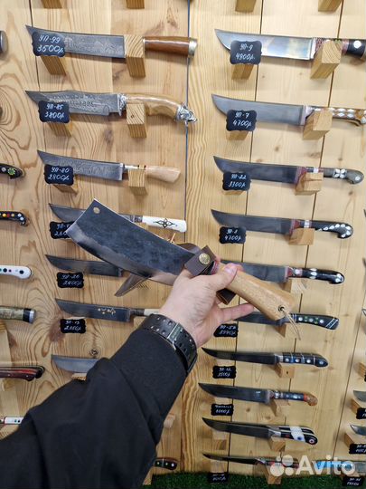 Пчак узбекский, нож, топорик, ножны, ручная работа