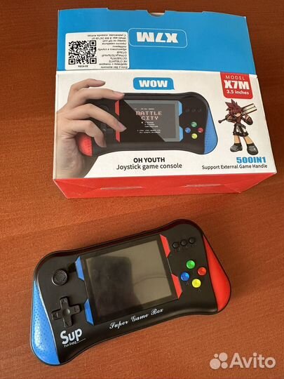 Игровая консоль приставка портативная