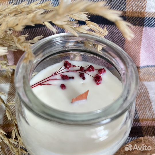 Ароматическая свеча ручной работы