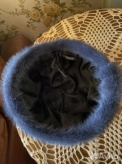Шапка норковая женская бу