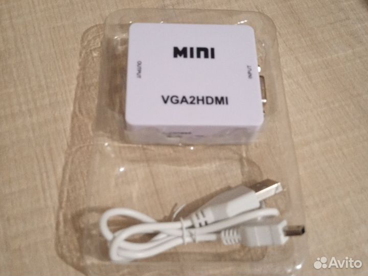 Конвертер vga 2hdmi+