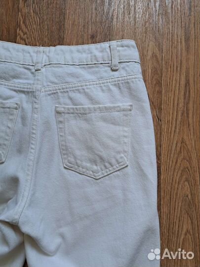 Джинсы мом с высокой посадкой