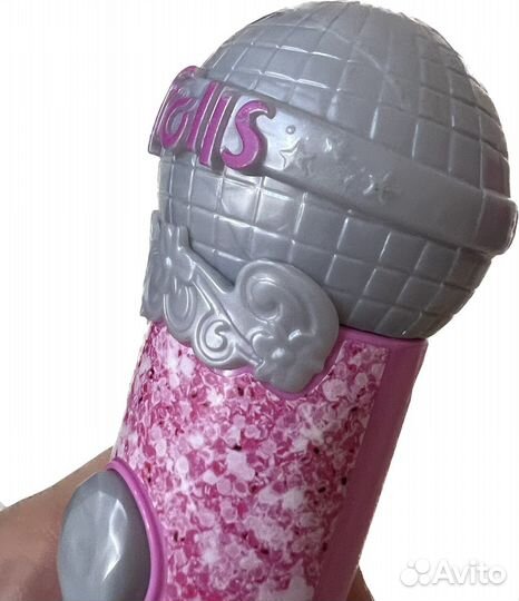 Музыкальный микрофон trolls б/у